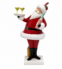 Cocktail Santa Figurine 38cm