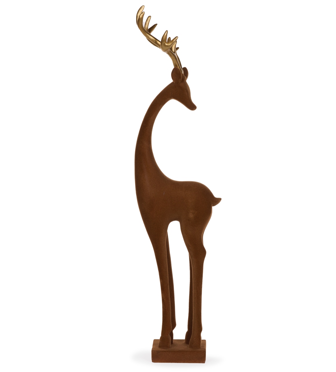 Flocked Reindeer - choice of 2 sizes
