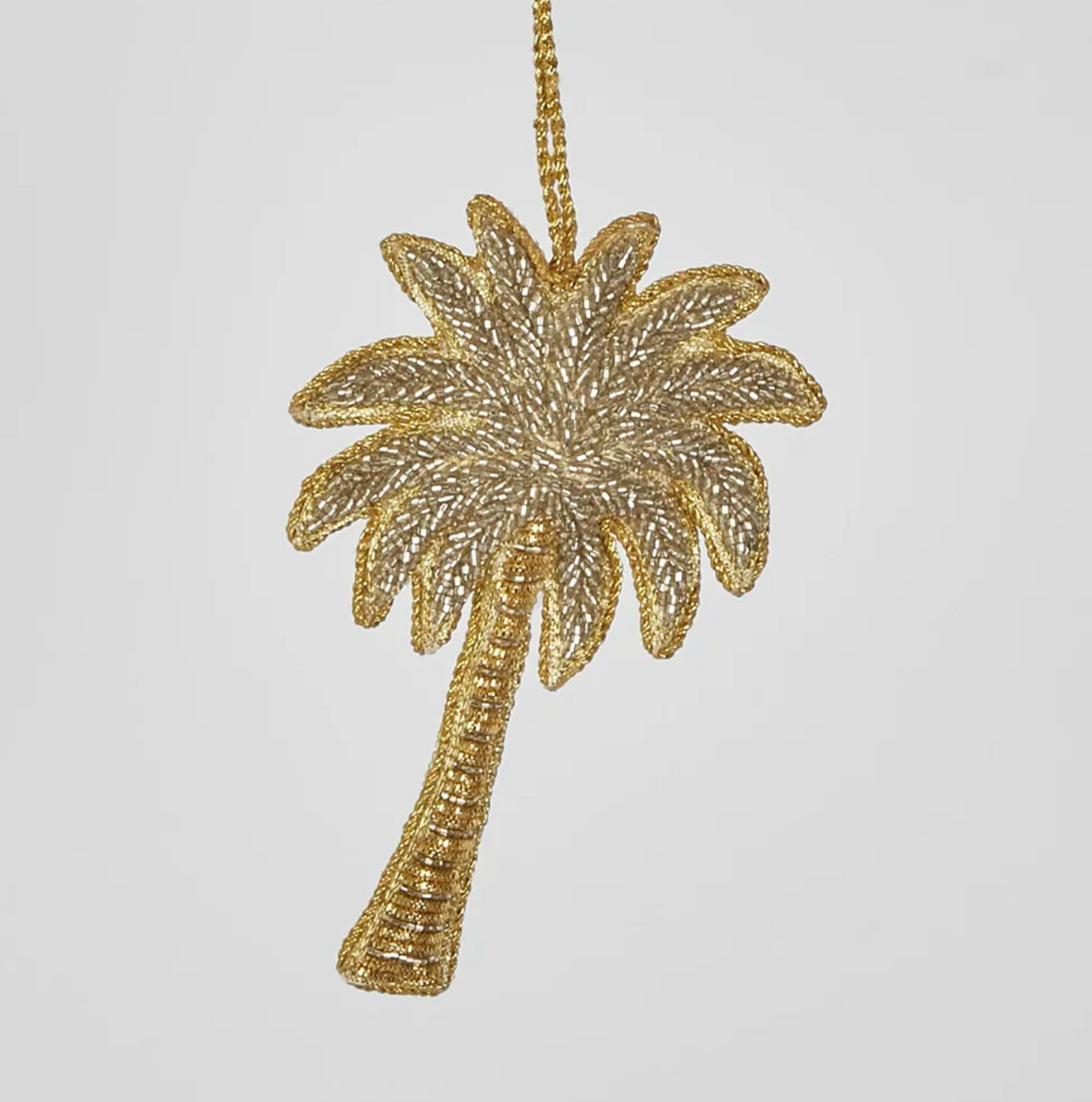 Beaded Hanging Palm Tree 13cm