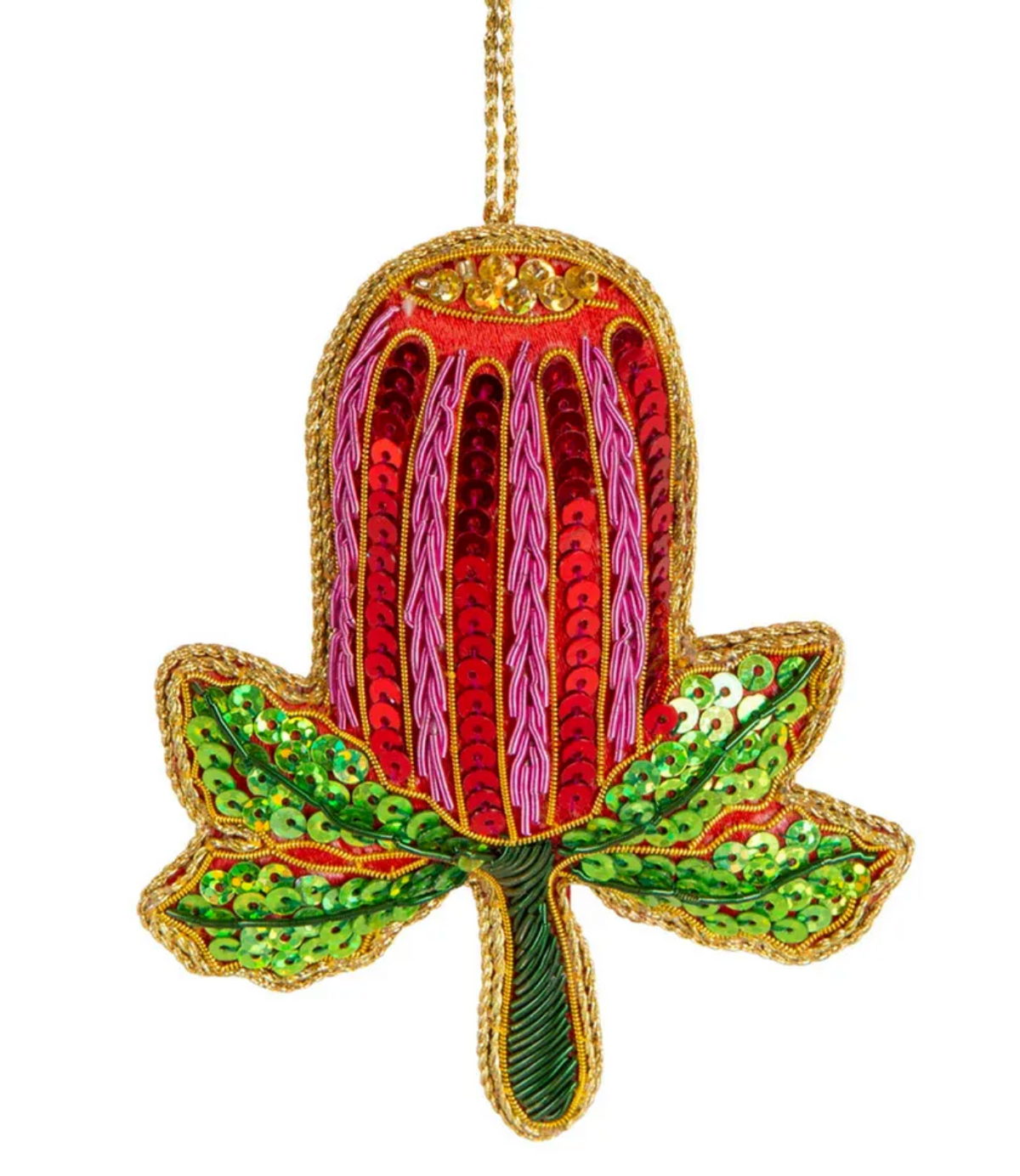 Banksia Beauty Hanging Decoration 11cm
