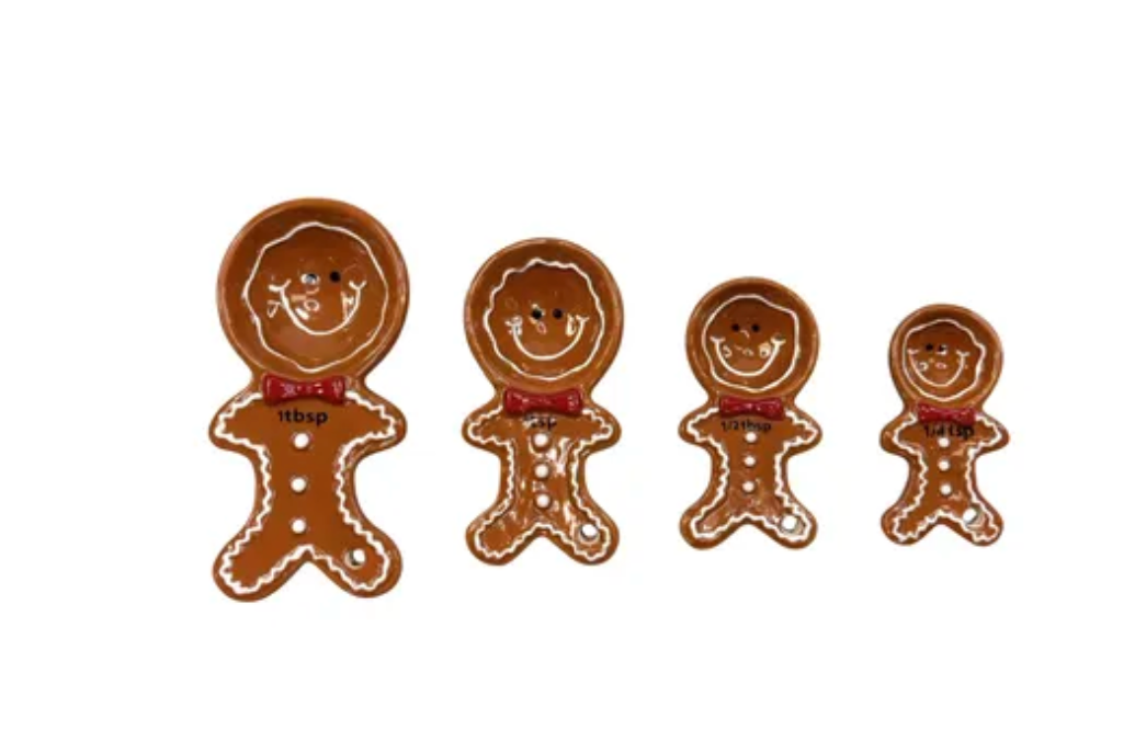 Gingerbread Measuring Spoons S/4