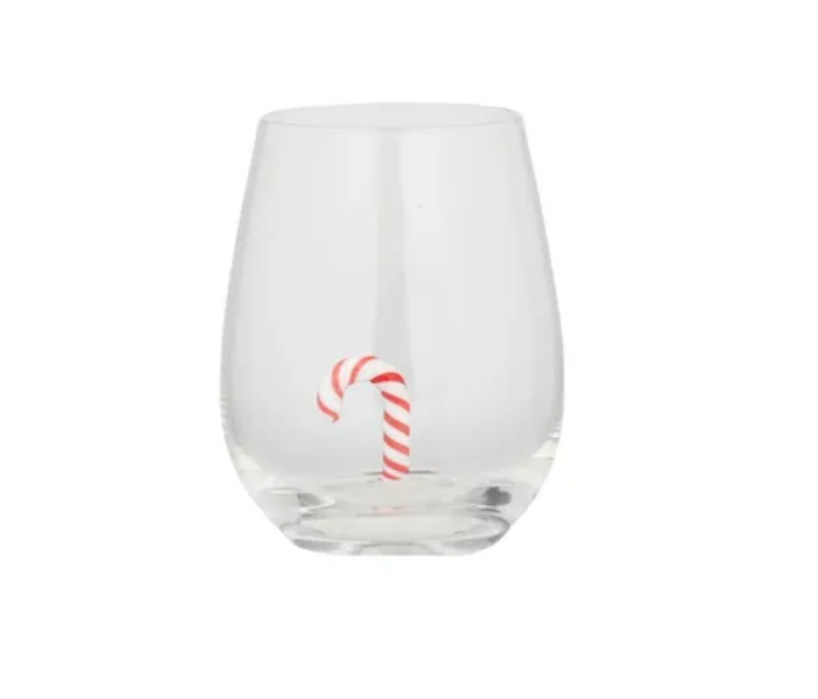 Candy Cane Tumblers Set Of 2