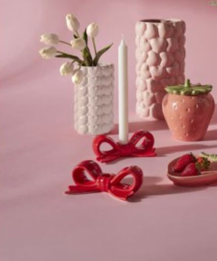 Bow Candle Holder set of 2