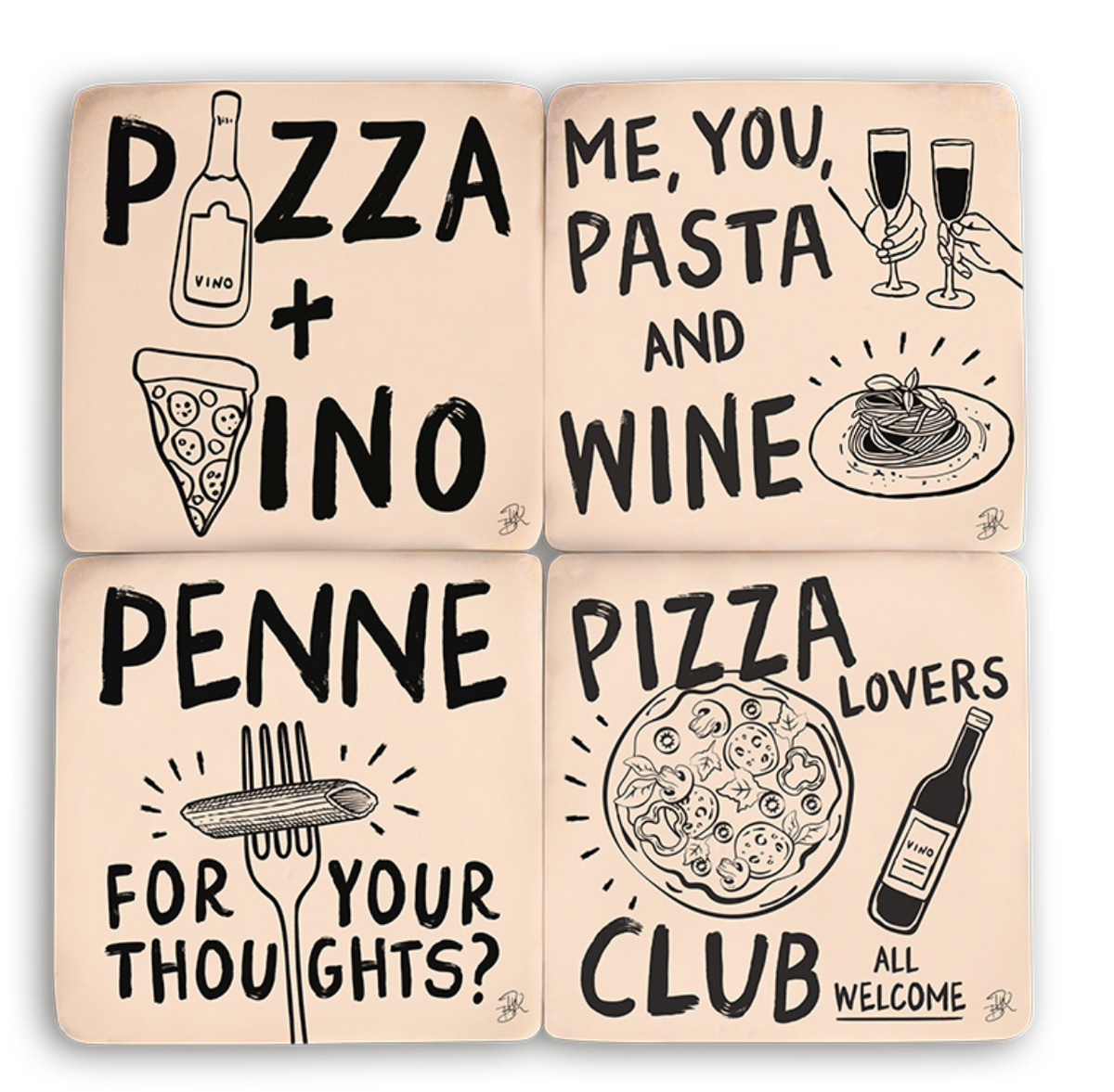 Coasters - Pizza Pasta