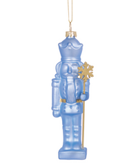 Blue Hanging Nutcracker Set of 2