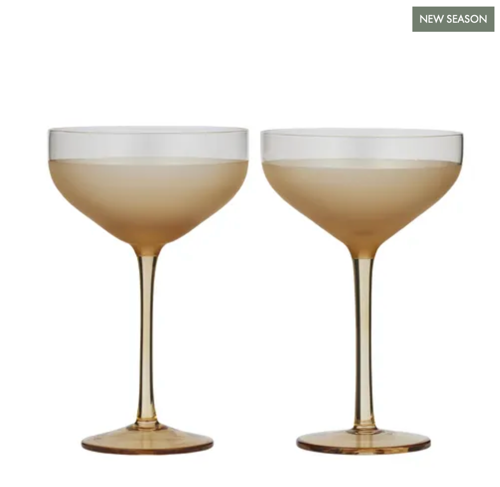 Hudson Coupe Glass S/2