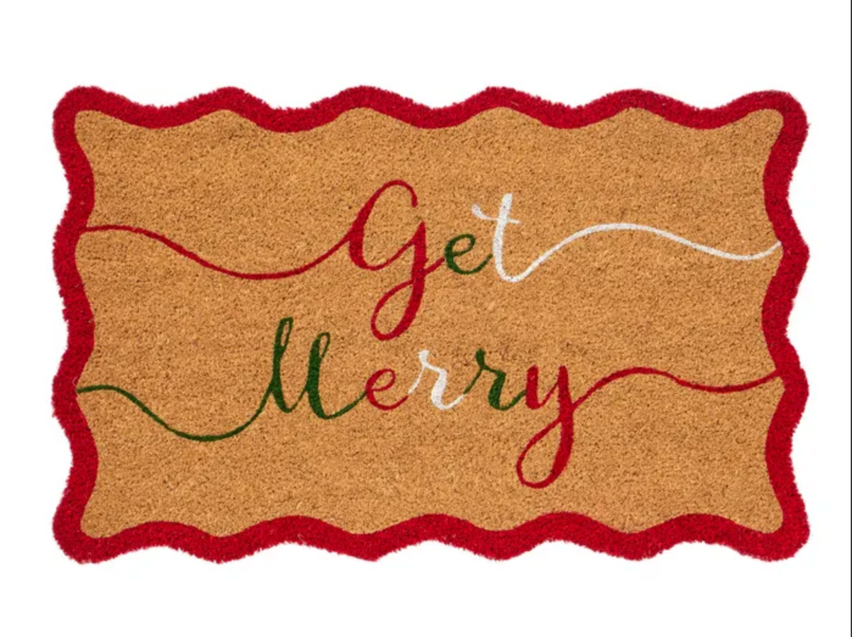Get Merry Christmas Door Mat
