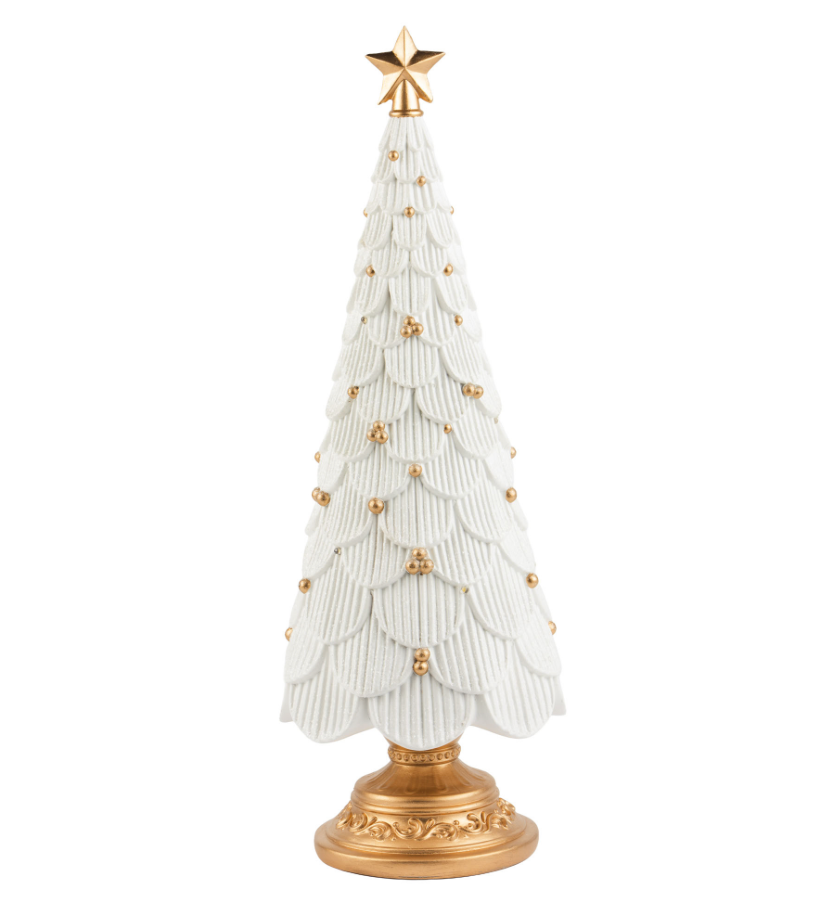 Ivory Tree Gold  Berries 38cm