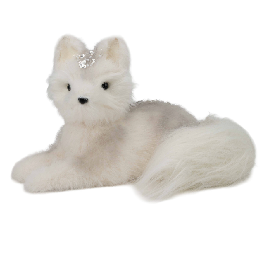 Christmas Fox Lying