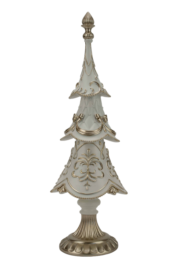 Champagne Ivory Tiered Christmas Tree