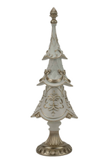 Champagne Ivory Tiered Christmas Tree