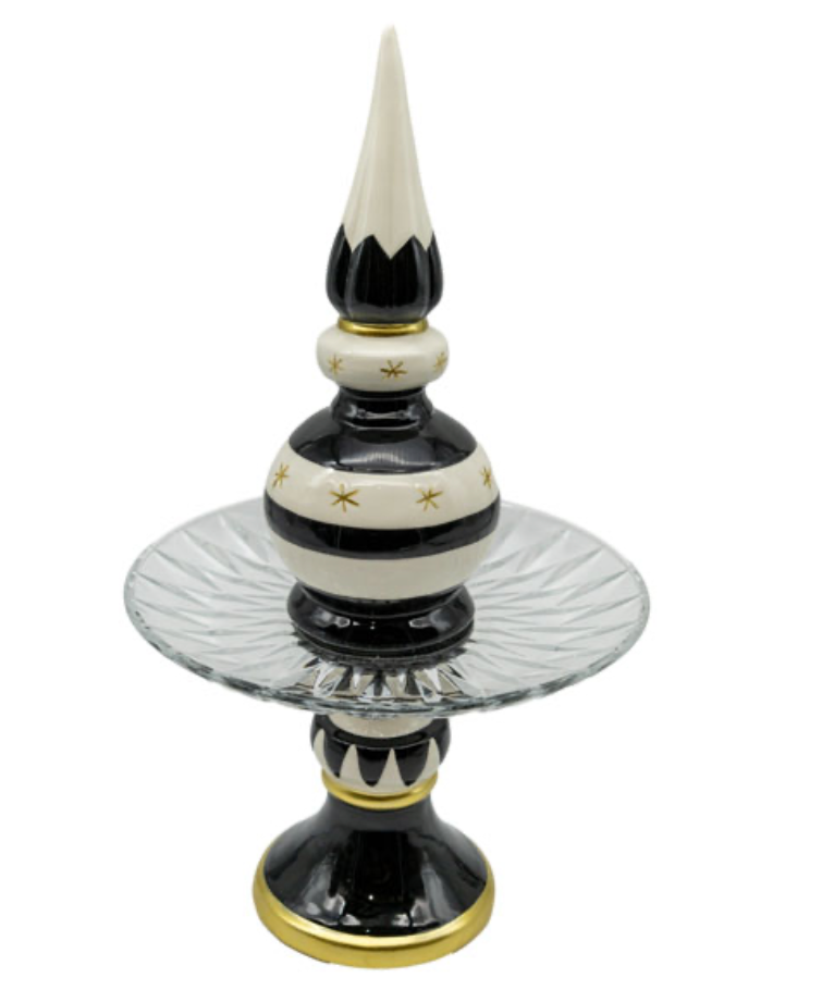 Black & White Candy Plate