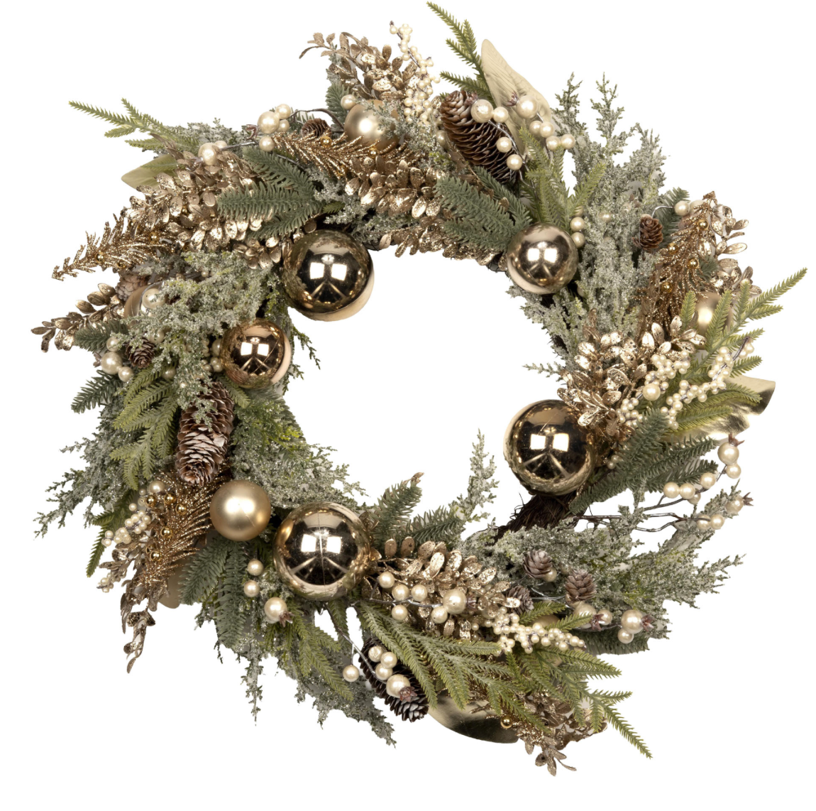 Champagne Berry Wreath 70cm