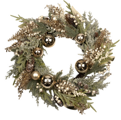 Champagne Berry Wreath 70cm