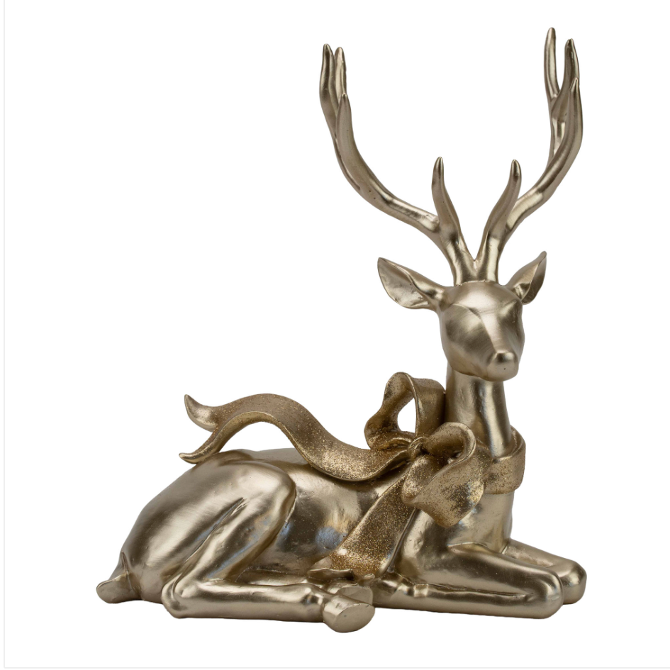 Champagne Sitting Deer