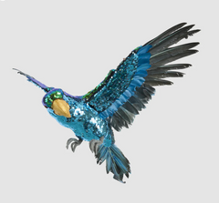 Amorina Sequin Flying Parrot Large