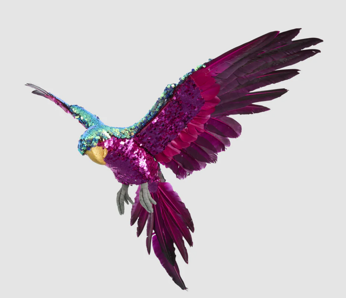 Amorina Sequin Flying Parrot  Small