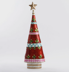Fleur Capiz Tree Red 60cm