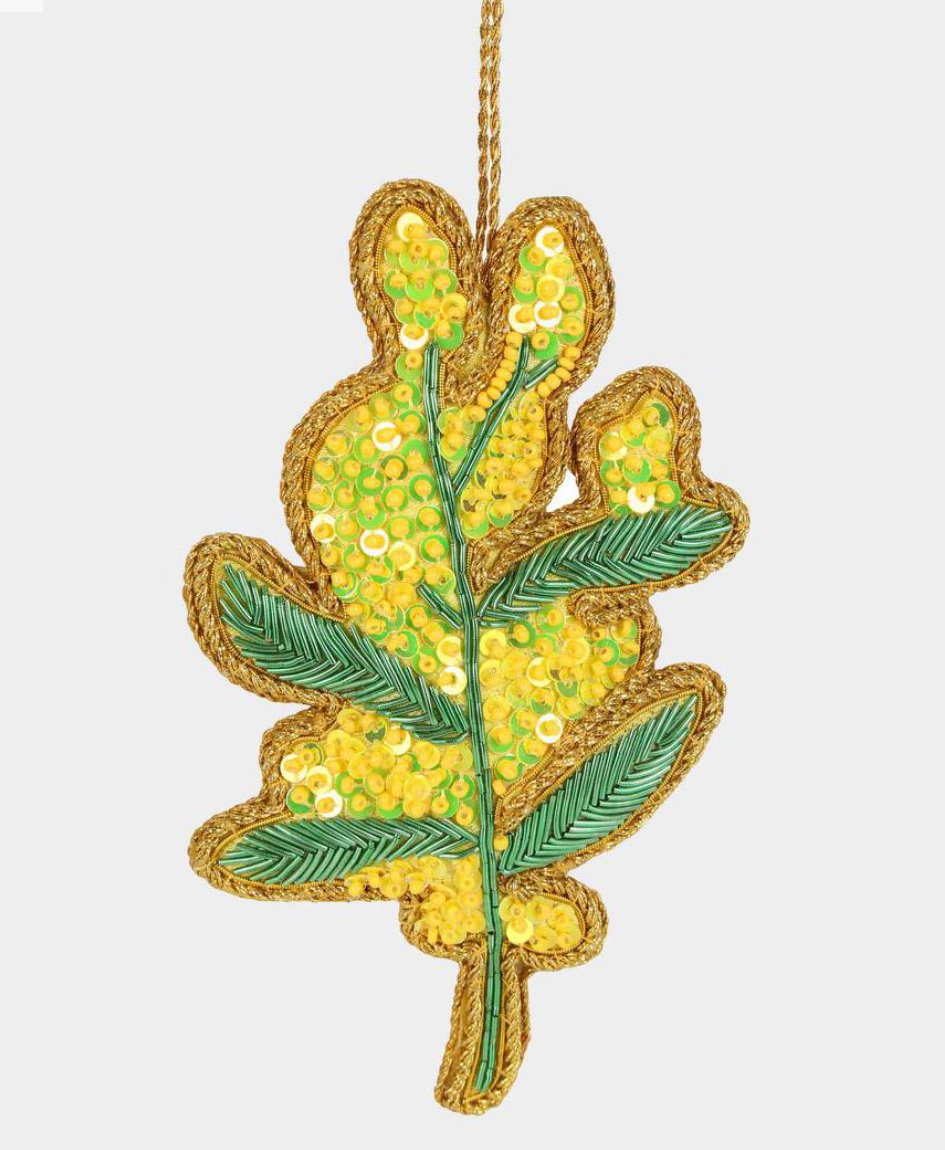 Golden Wattle Hanging Tree Decoration