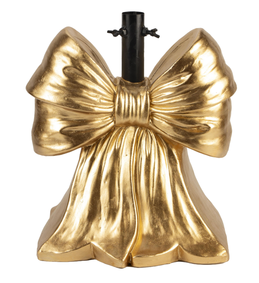 Gold Bow Tree Stand 40cm