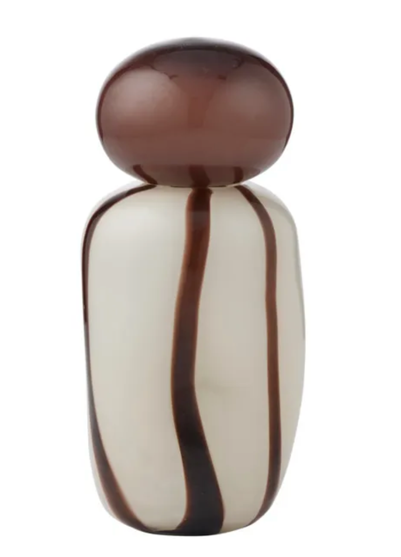 Chelsy Glass Jar Decor 25.5cm