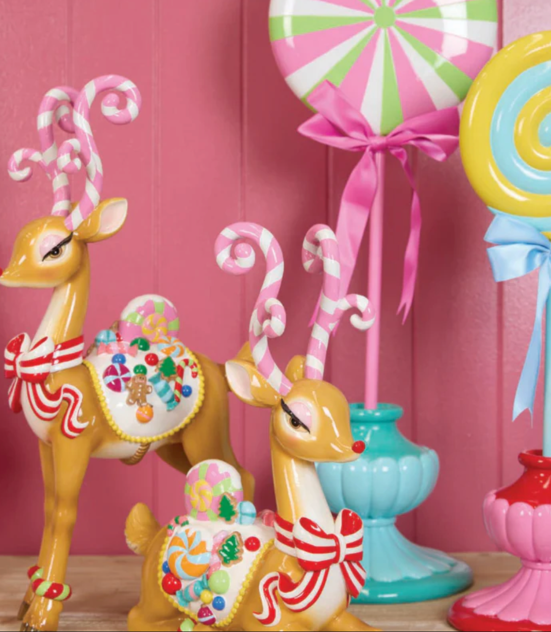 Candy Striped Standing Lollipops