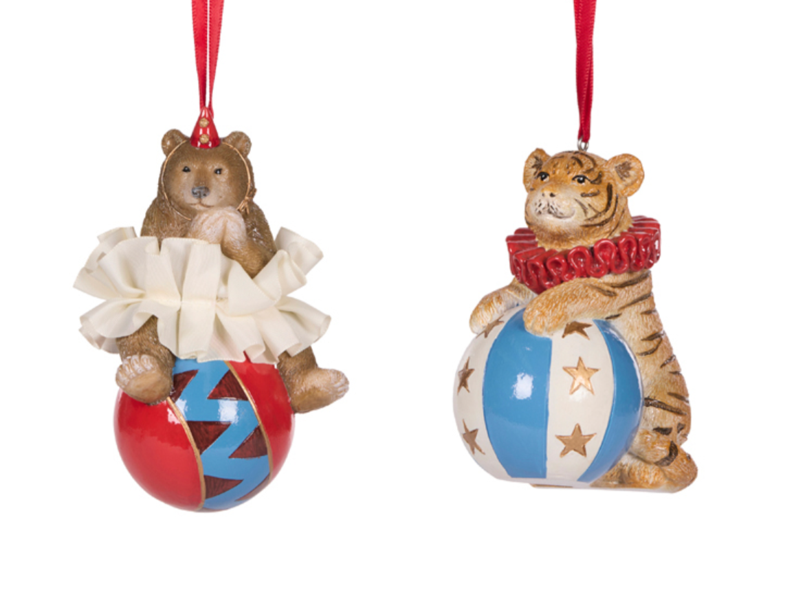 Balancing Circus Sets Hanging Ornaments