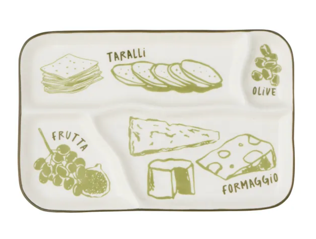Divided Cheese Platter