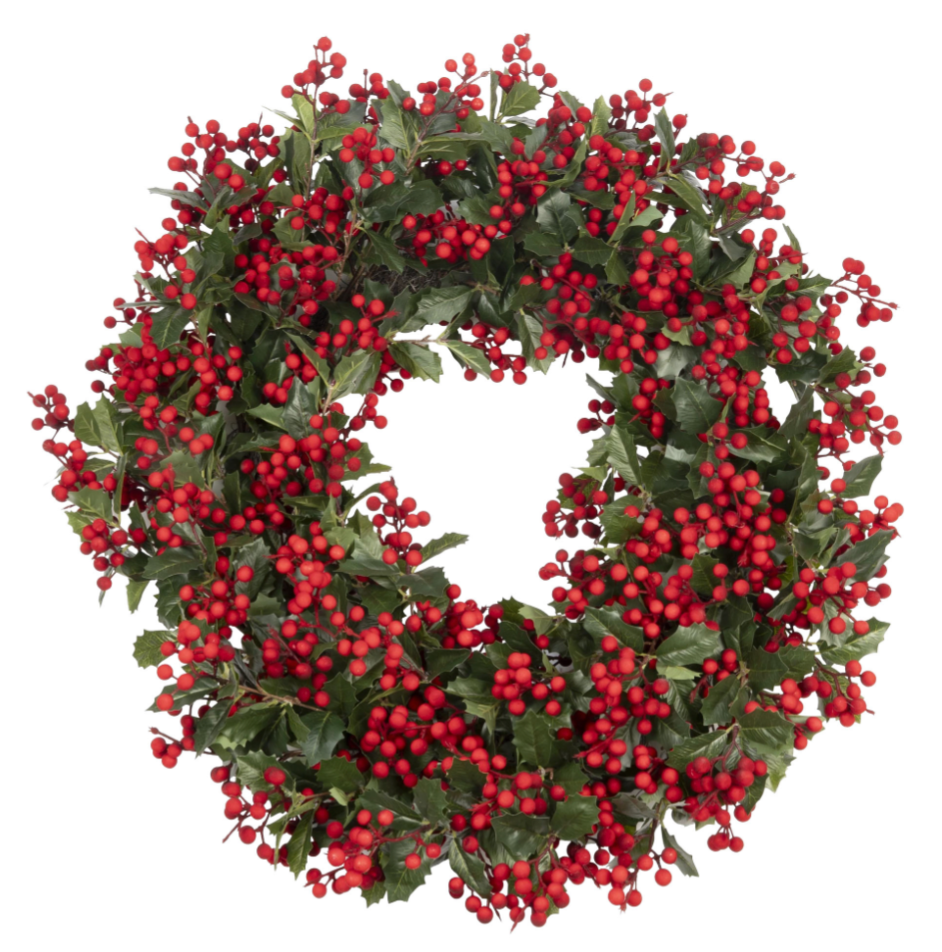 90cm Red Berry Wreath