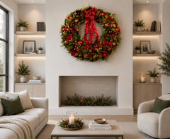 105cm Red & Gold Exquisite Wreath