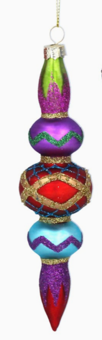 Glass Finials 4 assorted