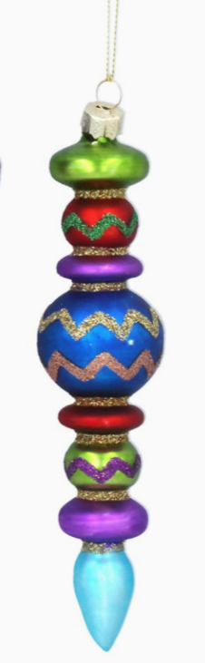 Glass Finials 4 assorted